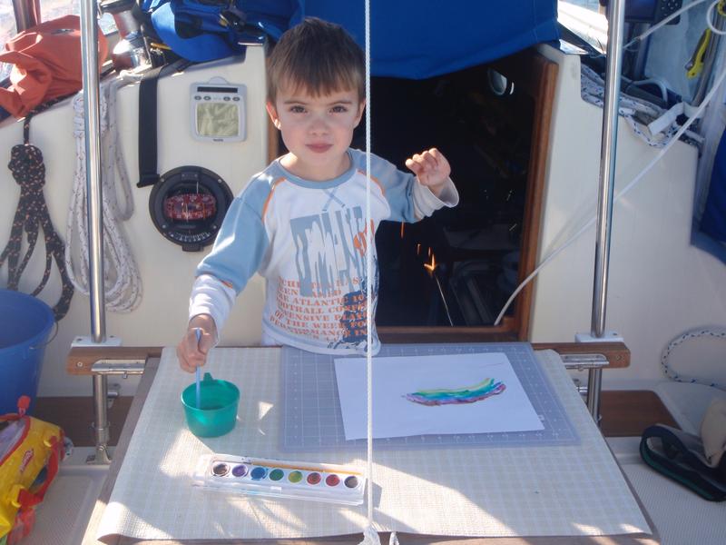 art at cockpit table