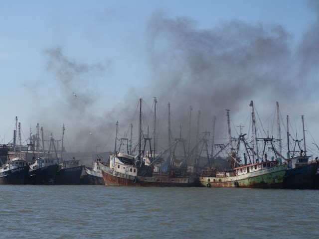 Pollution from Grupo Pando at Yavaros